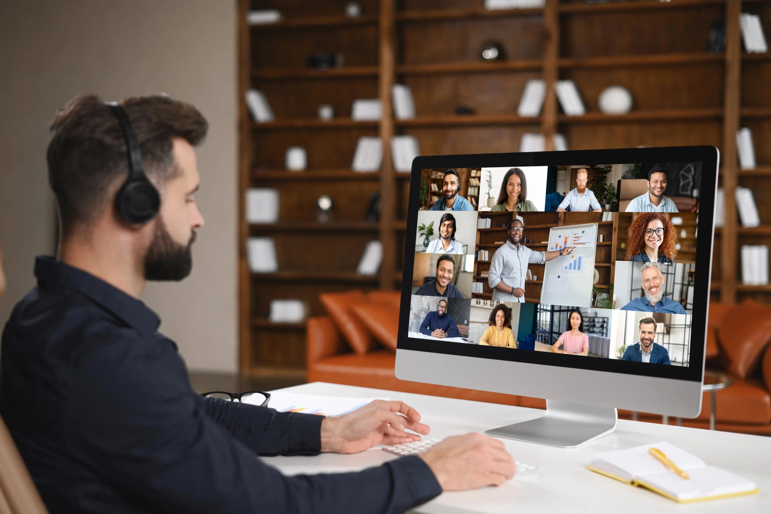 Imagen videollamada con profesor 2.